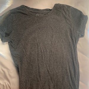 Fitted Dark Grey Top